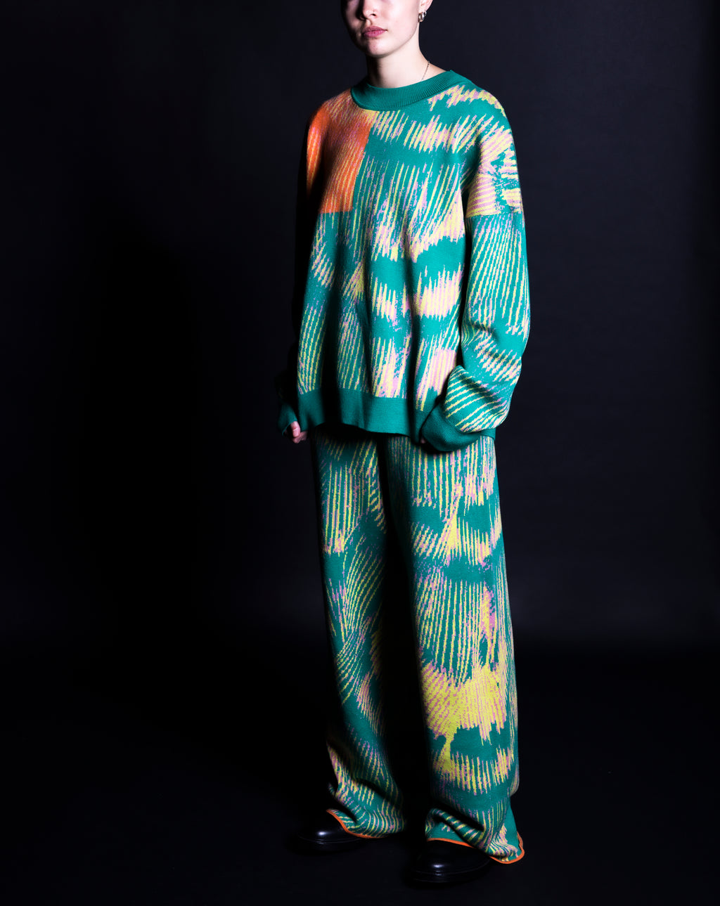 Alatus Green Pattern Jumper