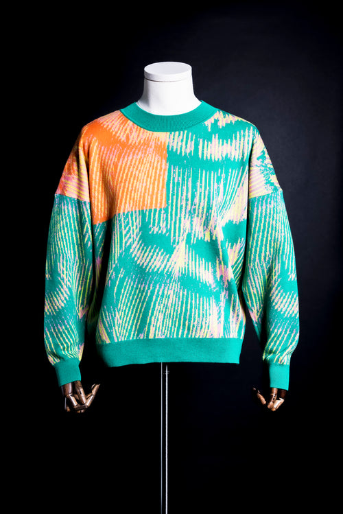 Alatus Green Pattern Jumper
