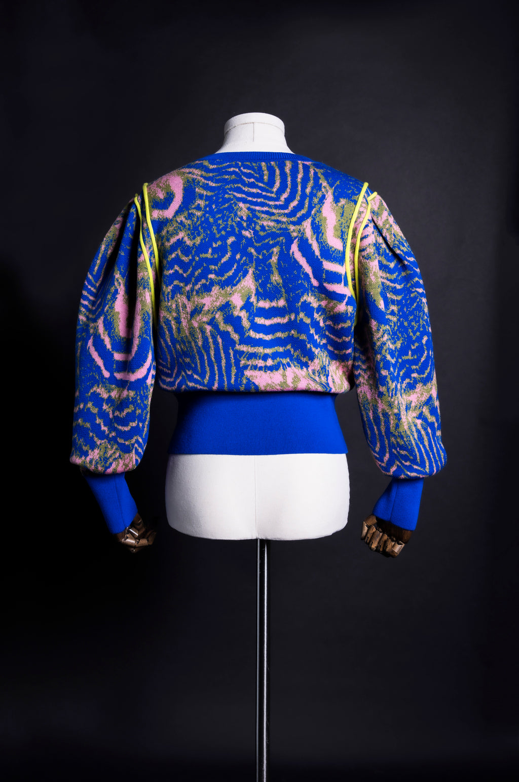 Alis Olive Pink Pattern Jumper