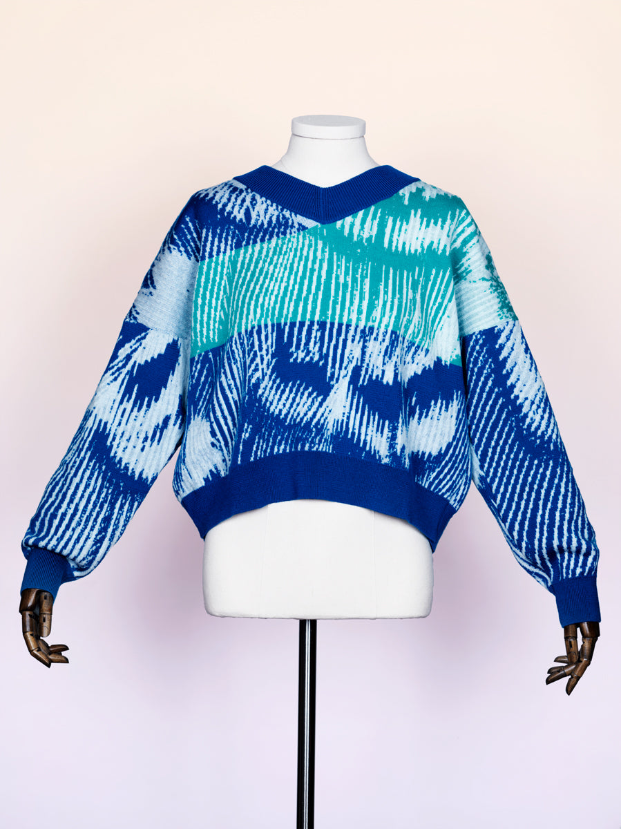 Aves Sky Block Colour Jumper