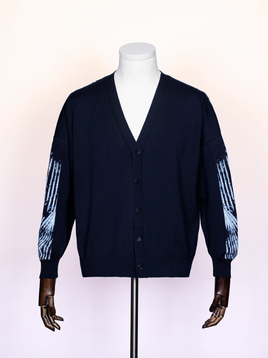 Clarus Navy V-Neck Cardigan