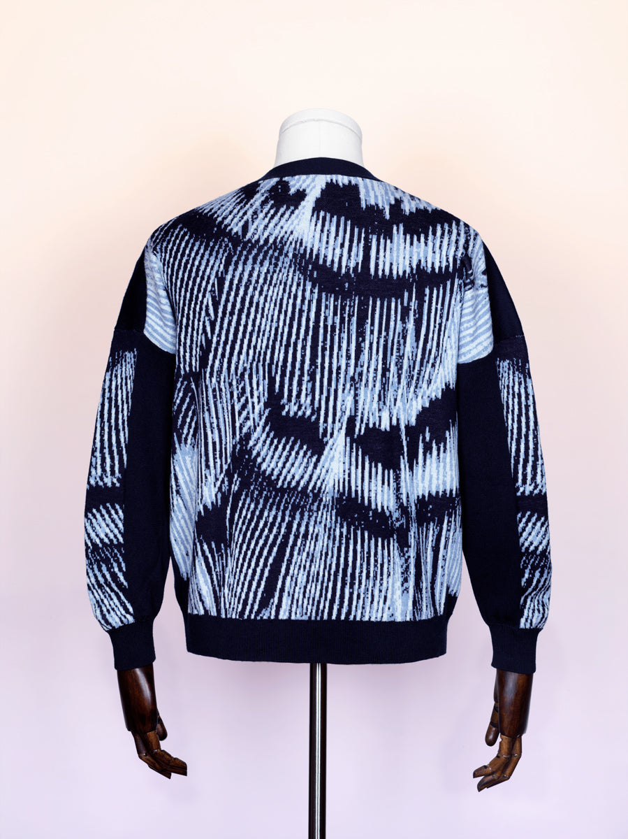 Clarus Navy V-Neck Cardigan