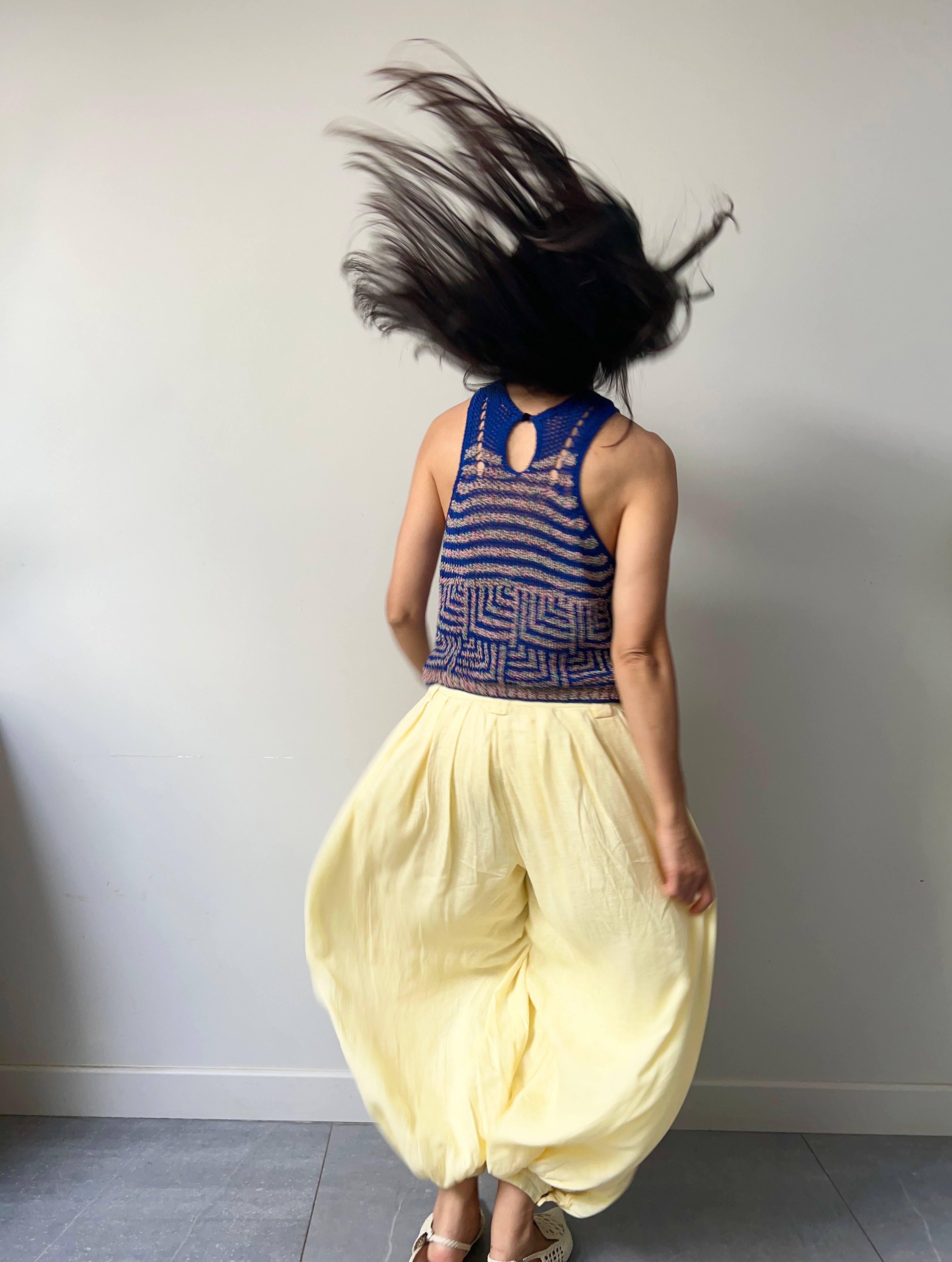 Ezia Knitted Pattern Tank Top