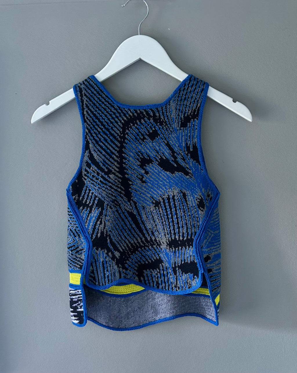 Wave Sleeveless Top Hand-Made One-Of-A-Kind
