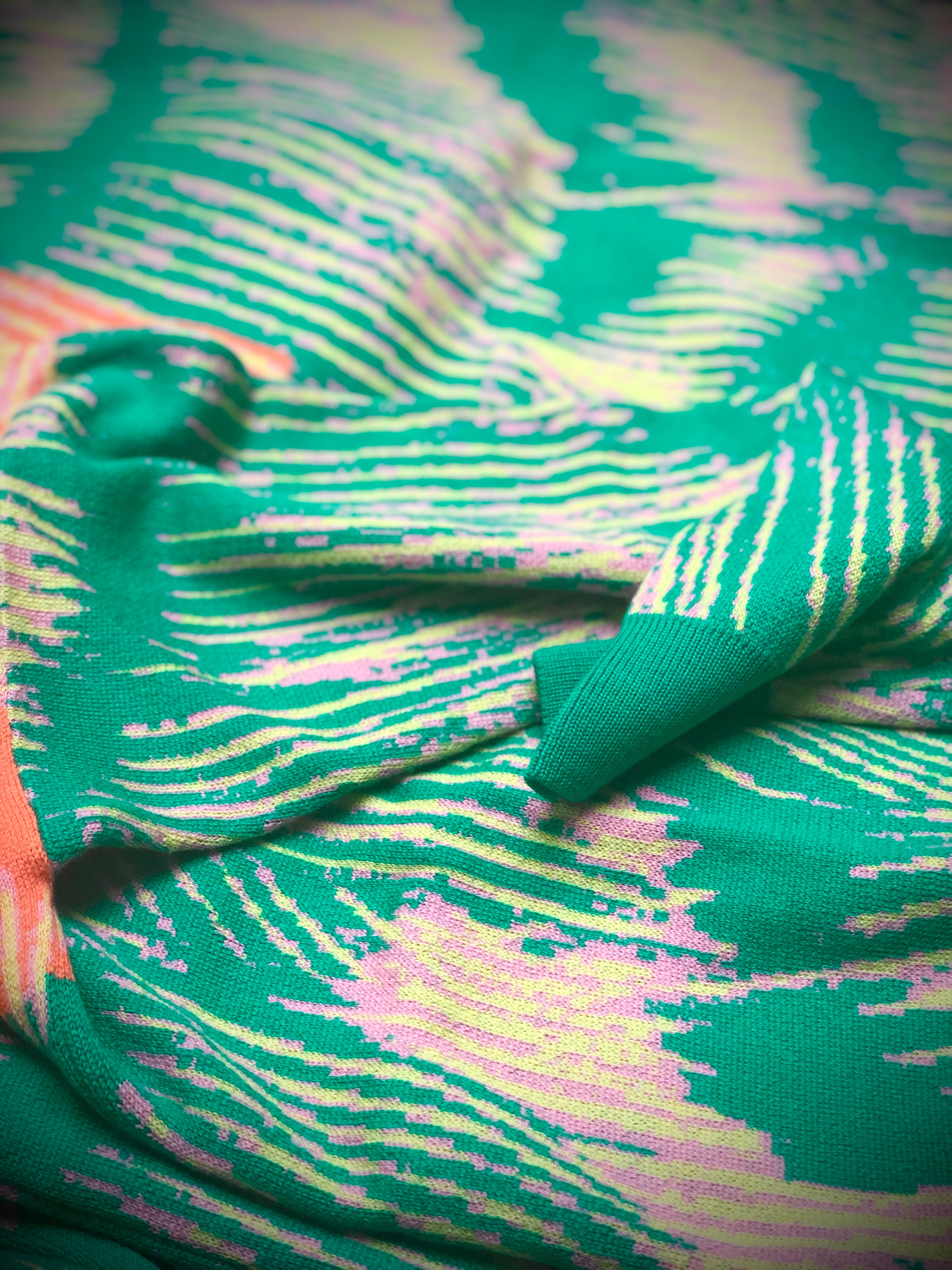 Alatus Green Pattern Jumper