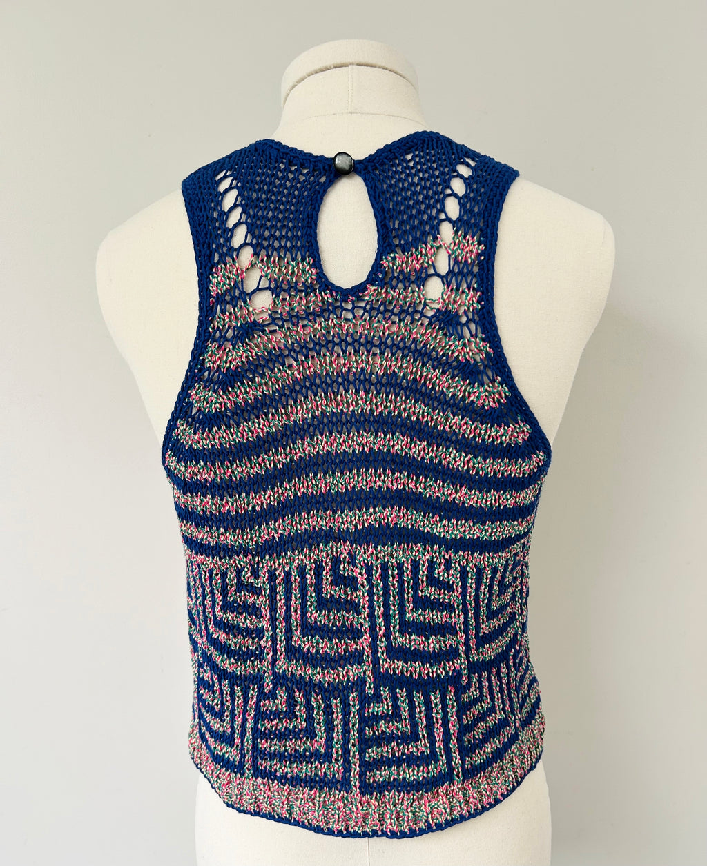 Ezia Knitted Pattern Tank Top