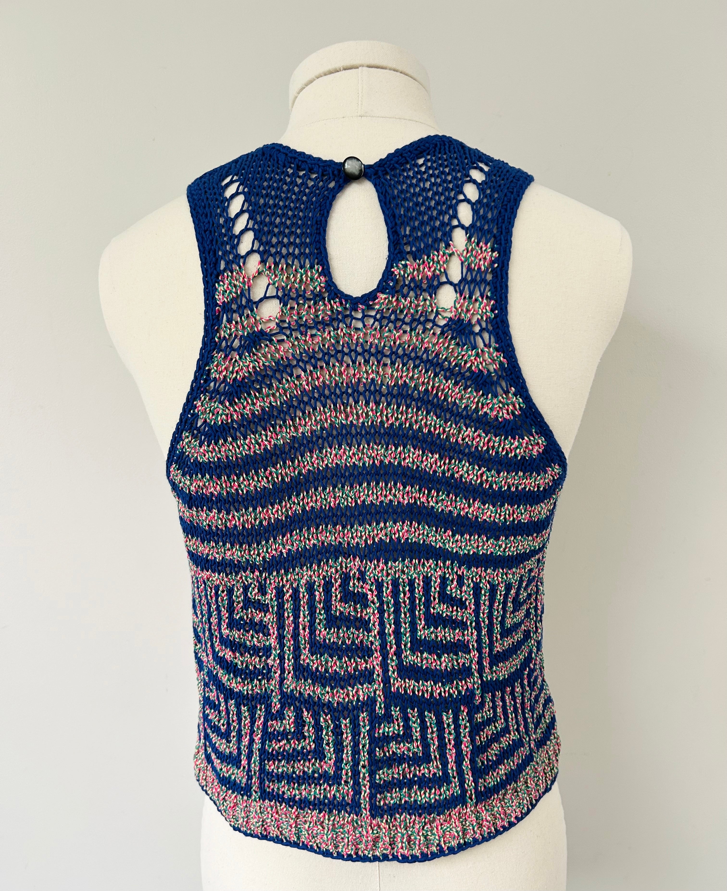 Ezia Knitted Pattern Tank Top
