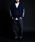 Clarus Navy V-Neck Cardigan