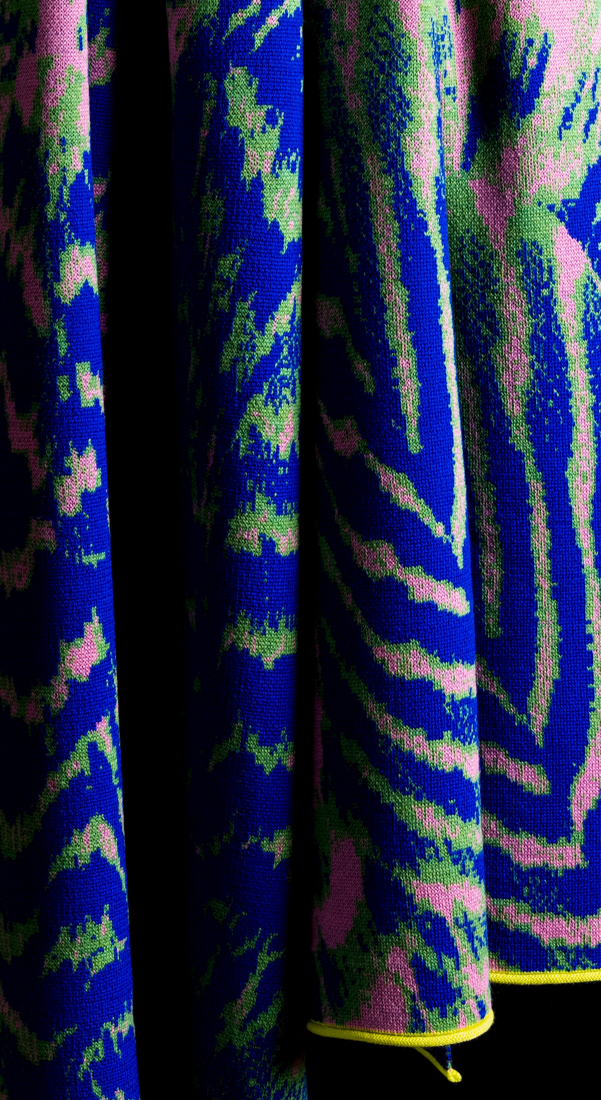Avery Green Pink Pattern Scarf