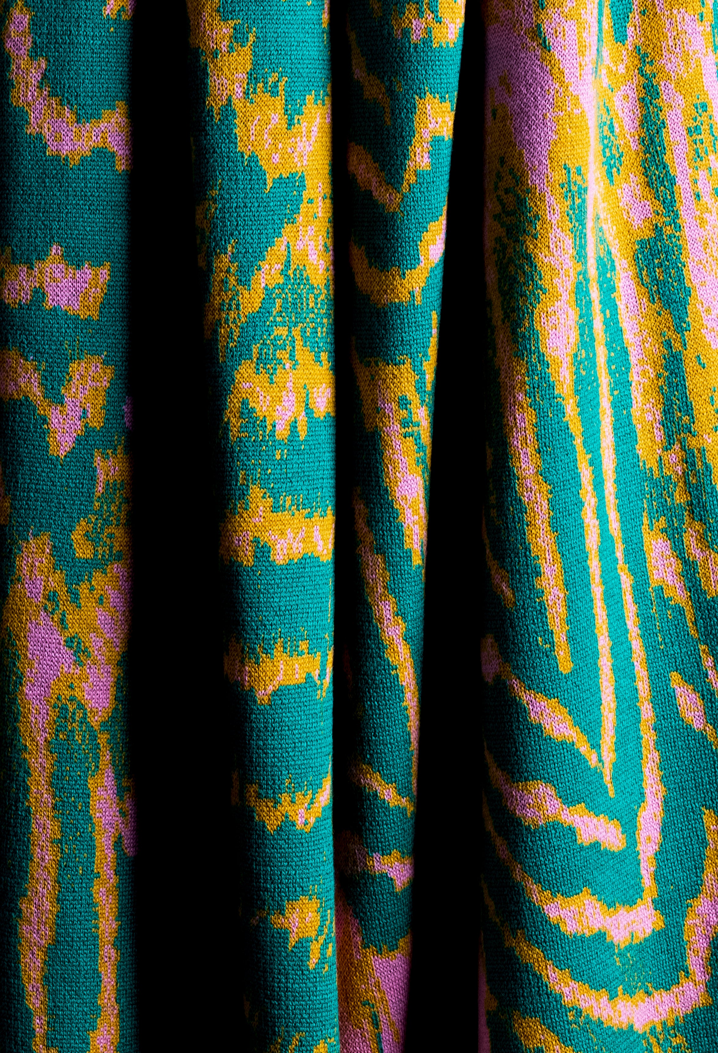 Avery Green Sand Pattern Scarf