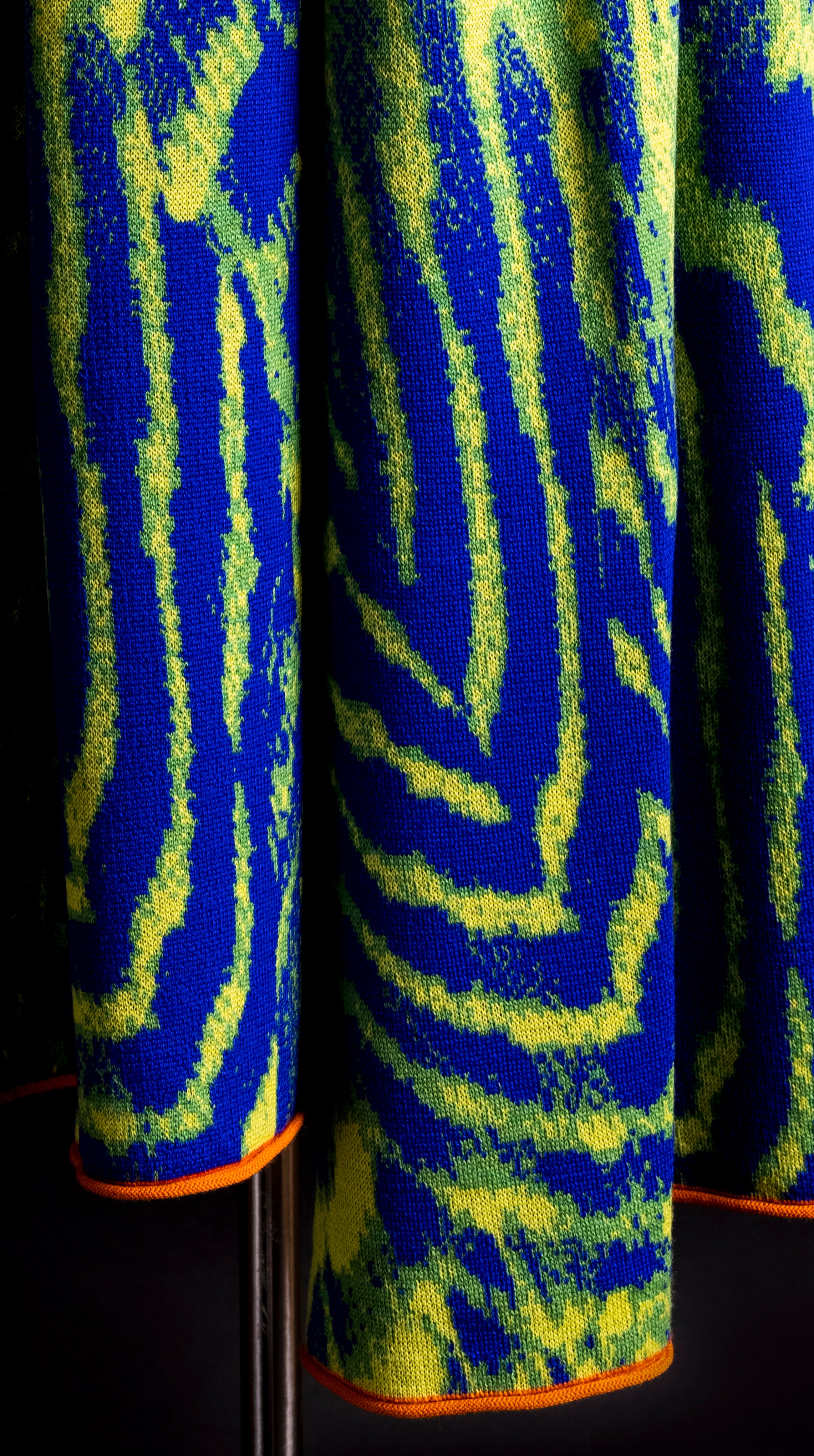 Avery Green Citrus Pattern Scarf