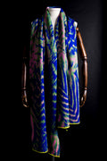 Avery Green Pink Pattern Scarf
