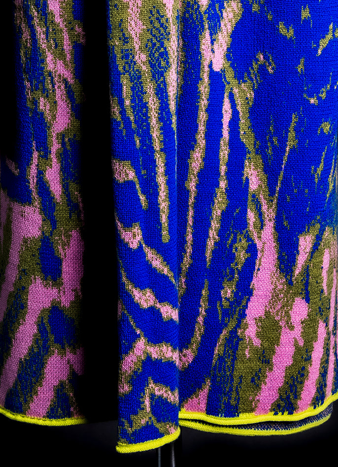 Avery Olive Pink Pattern Scarf